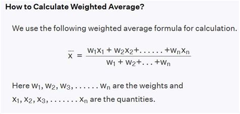 average vs weighted average|Weighted Average: Formula & Calculation Examples.
